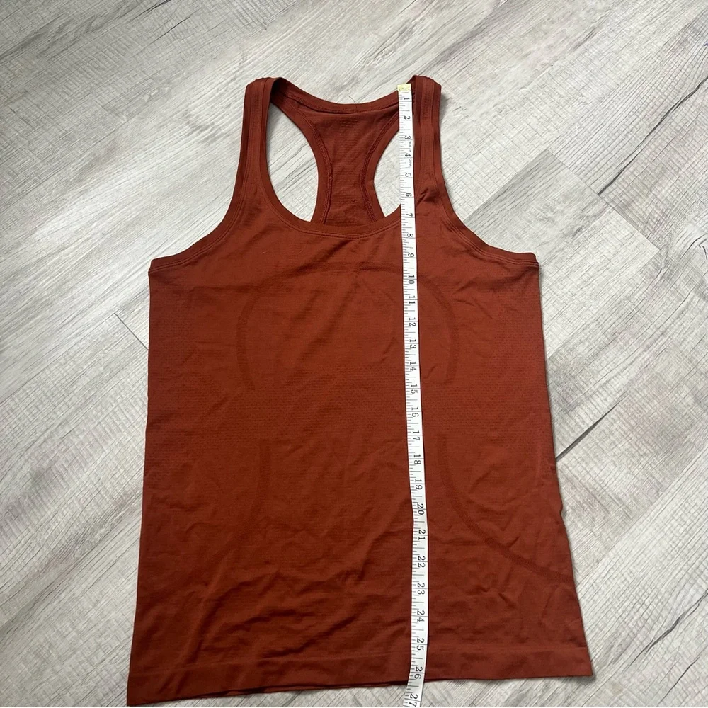 LULULEMON Swiftly Tech Racerback Tank Top
Dark Terracotta Size 8 - Picture 8 of 9